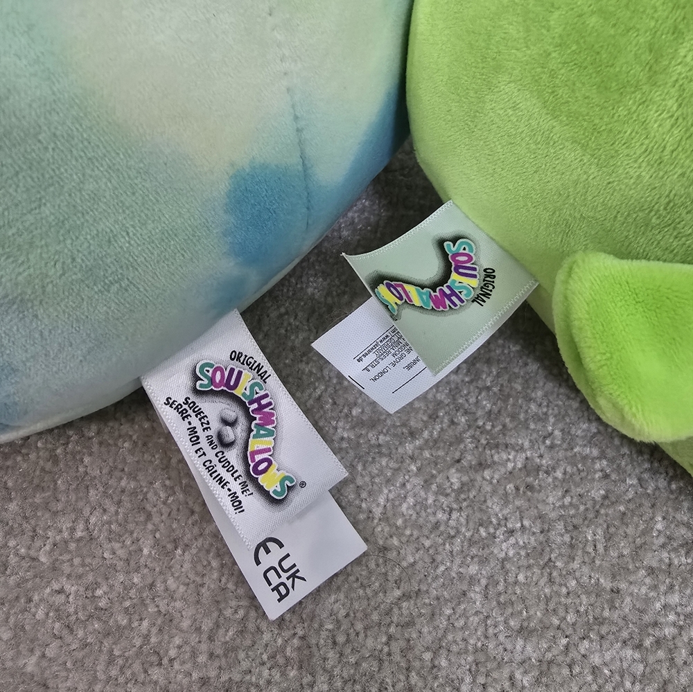 2 Pc 8" Squishmallows Omari & Len the Frankenstein Bear - Picture 7 of 9